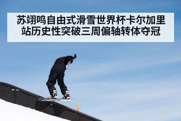 苏翊鸣自由式滑雪世界杯卡尔加里站历史性突破三周偏轴转体夺冠